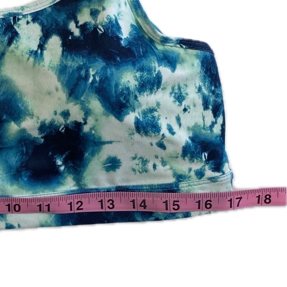 ID X-Large NWT Ideology Performance Sports Bra, Sea Shore (Blue/Green) - Picture 10 of 14